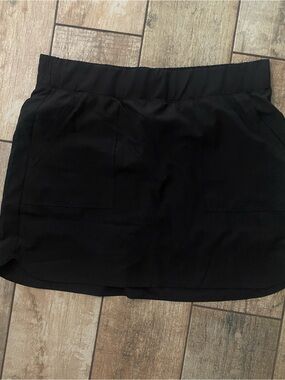 RBX Black Athletic Skort with Inner Shorts